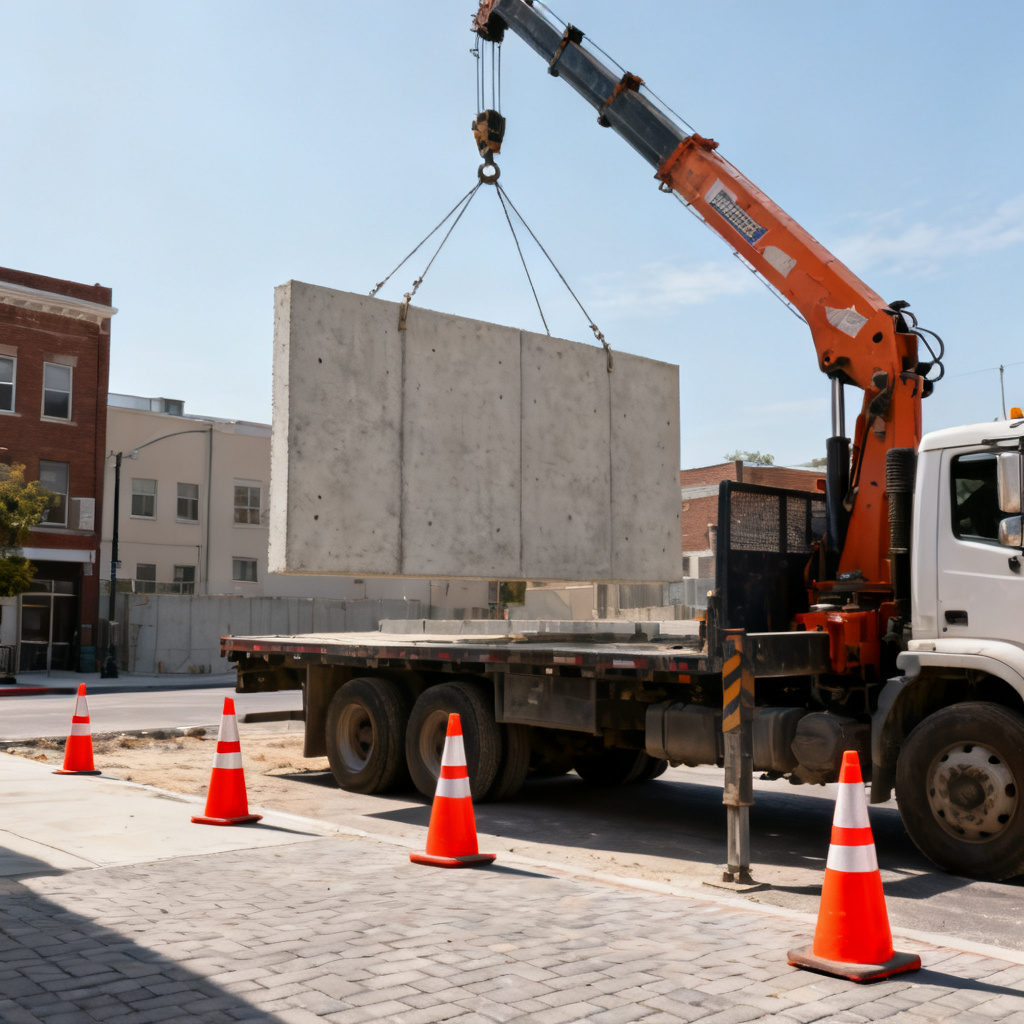 Fast Delivery of Precast Walls